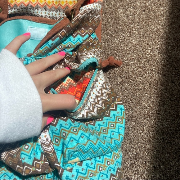 Bohemian Canvas Backpack - Picture 4 of 12